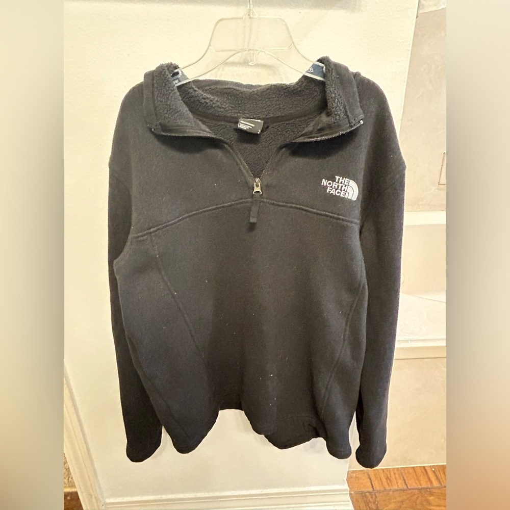 The North Face Black Fleece Pullover Jacket